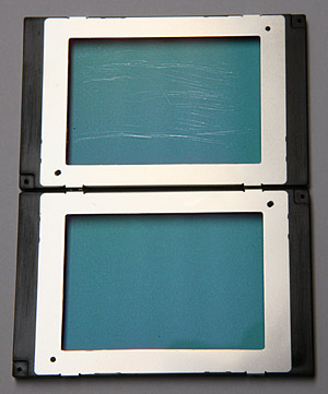 Scratched sensor filter repair