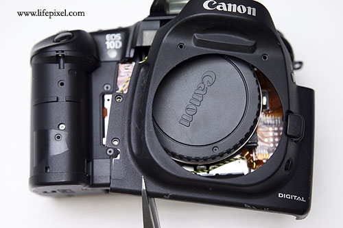 Canon 10D Infrared DIY Tutorial Step 10