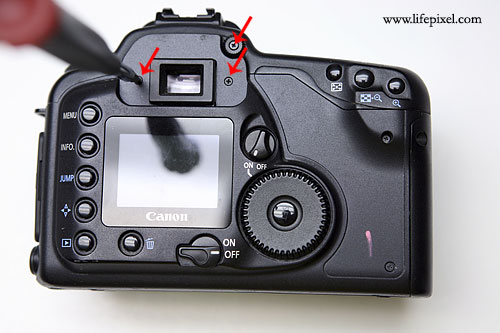 Canon 10D Infrared DIY Tutorial Step 4