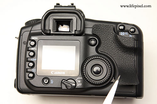 Canon 20D Infrared DIY Tutorial Step 1