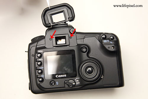 Canon 20D Infrared DIY Tutorial Step 2