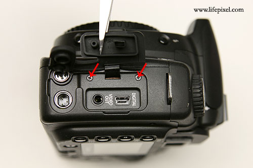 Canon 20D Infrared DIY Tutorial Step 4