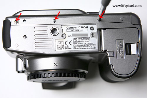 Canon Rebel 300D Infrared DIY Tutorial Step 4