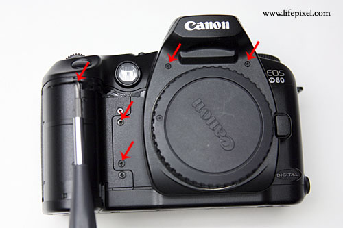 Canon D60 Infrared DIY Tutorial Step 6
