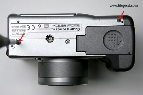 Canon Powershot G3 & G5 Infrared DIY Tutorial Step 2