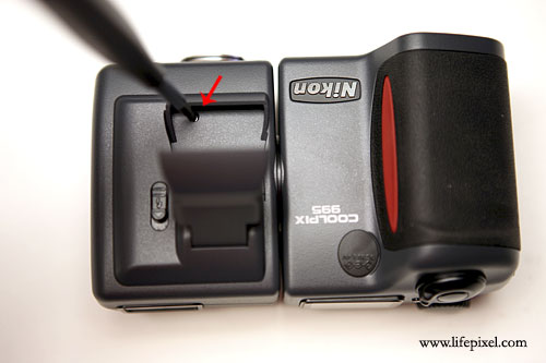 Nikon coolpix 995 infrared DIY tutorial step 4