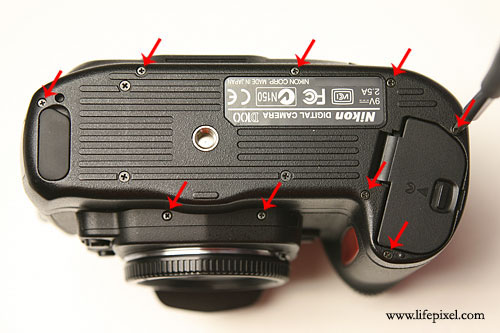 Nikon infrared D100 DIY tutorial step 1