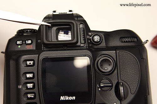 Nikon infrared D100 DIY tutorial step 3