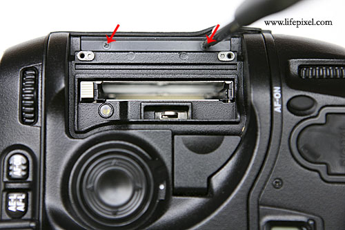 Nikon infrared D1x DIY tutorial step 3