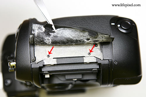 Nikon infrared D1x DIY tutorial step 5