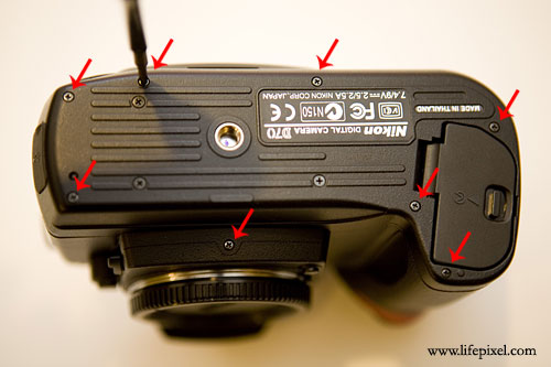 Nikon infrared D70 DIY tutorial step 1