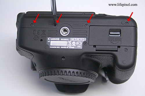  Canon DRebel T3i (600D) Infrared DIY Conversion Tutorial Step 1