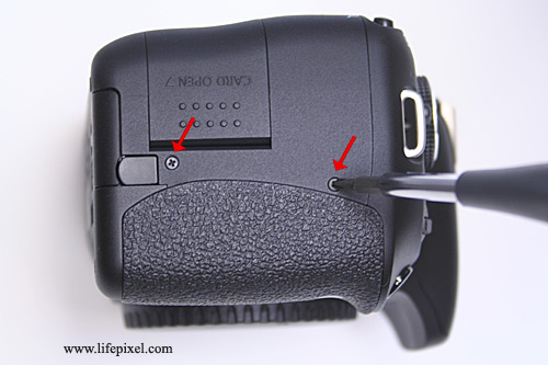  Canon DRebel T3i (600D) Infrared DIY Conversion Tutorial Step 2