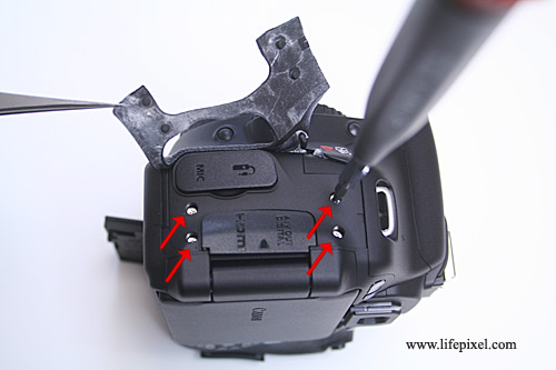  Canon DRebel T3i (600D) Infrared DIY Conversion Tutorial Step 4