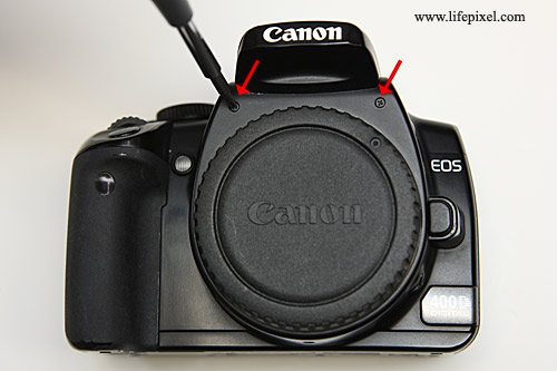 Canon DRebel XTi (400D) infrared conversion tutorial step 4