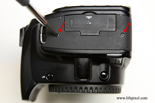 Canon DRebel XTi (400D) infrared conversion tutorial step 5