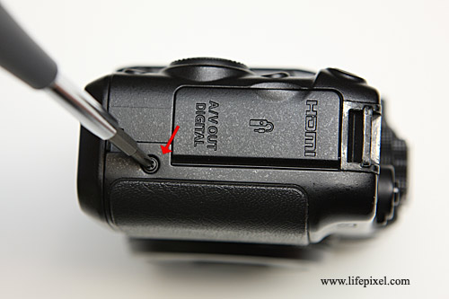 Canon Powershot G11 infrared conversion tutorial step 1