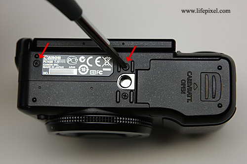 Canon Powershot G11 infrared conversion tutorial step 2