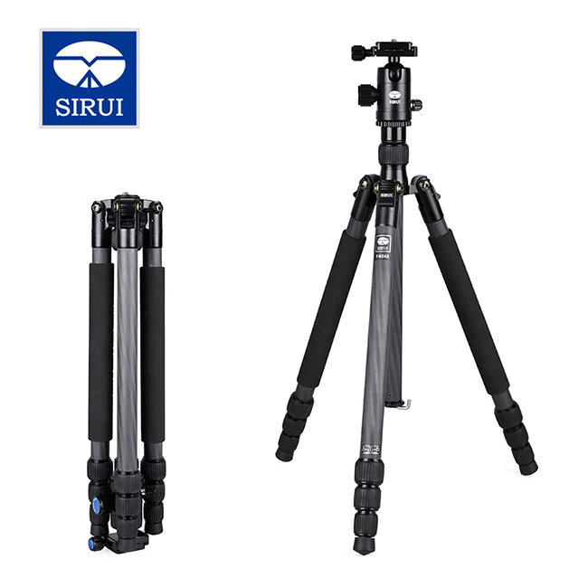 SIRUI-T024X-t024x-Tripod-Carbon-Fiber-Pro-Camera-Monopod-C10X-Ball-Head-4-Section-Carrying-Bag