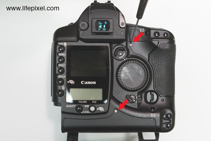 Canon 1D Infrared DIY Conversion Tutorial Step 3