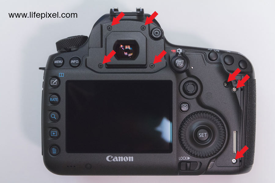 Canon 5DsR infrared DIY tutorial step 2