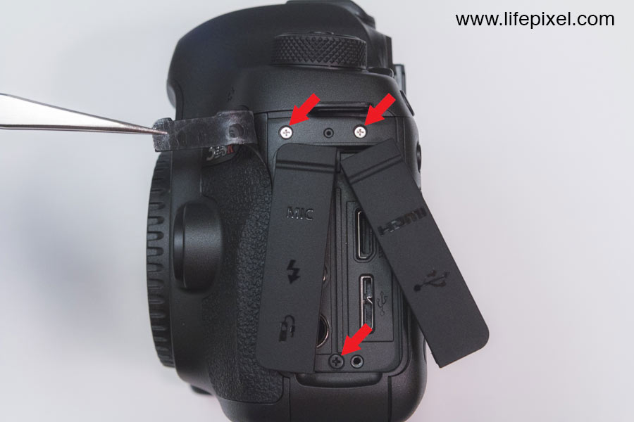 Canon 5DsR infrared DIY tutorial step 4