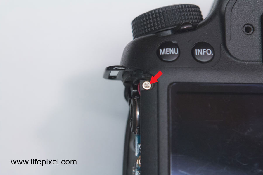 Canon 6D infrared DIY tutorial step 11