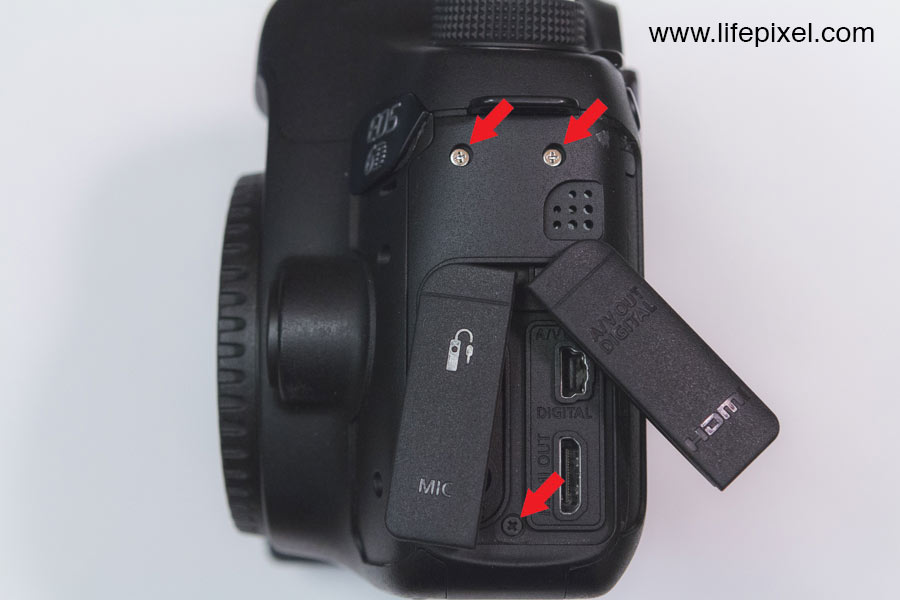 Canon 6D infrared DIY tutorial step 4