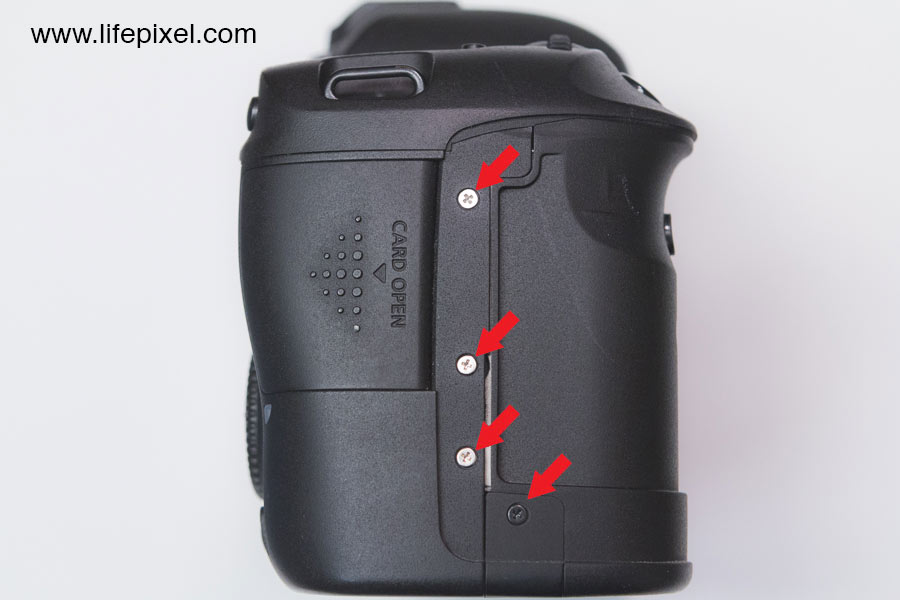 Canon 6D infrared DIY tutorial step 6