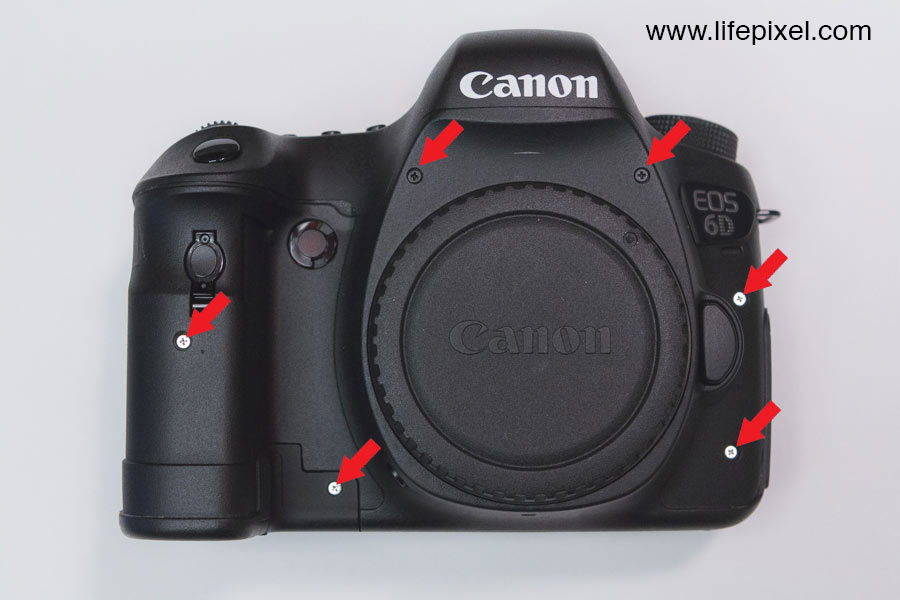 Canon 6D infrared DIY tutorial step 7