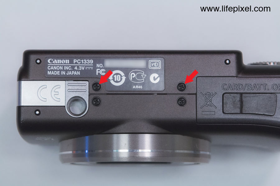 Canon SX200 IS infrared DIY tutorial step 1