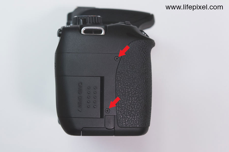 Canon T4i infrared DIY tutorial step 2