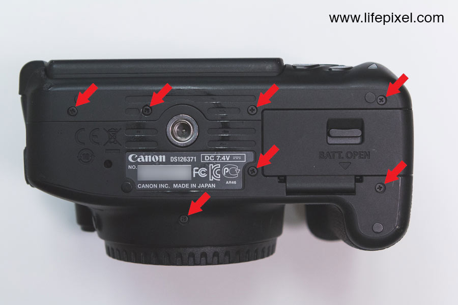 Canon T4i infrared DIY tutorial step 4