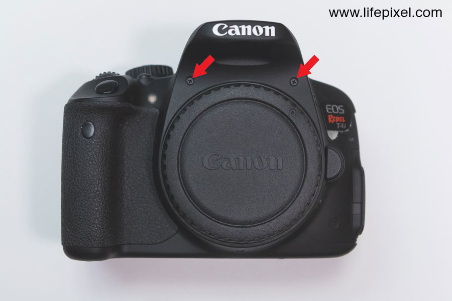 Canon T4i infrared DIY tutorial step 6