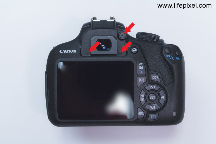 Canon T5 infrared DIY tutorial step 1