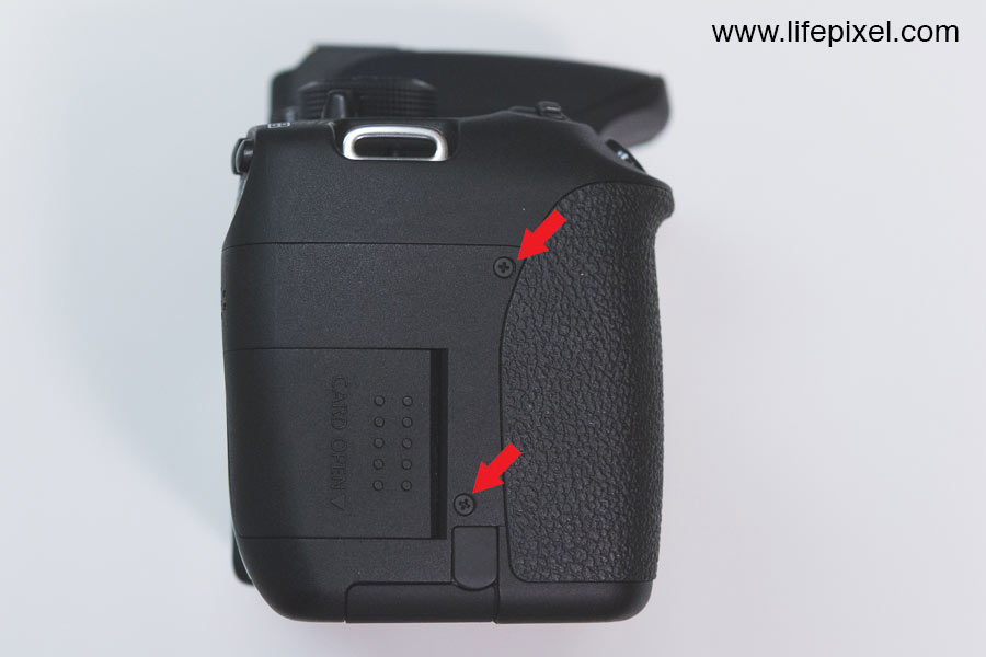 Canon T5i infrared DIY tutorial step 2
