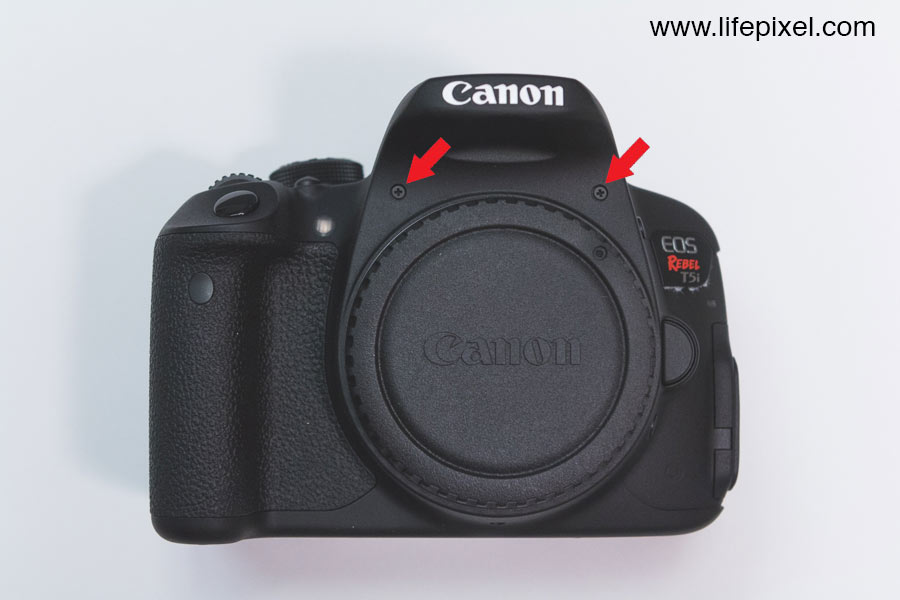 Canon T5i infrared DIY tutorial step 6