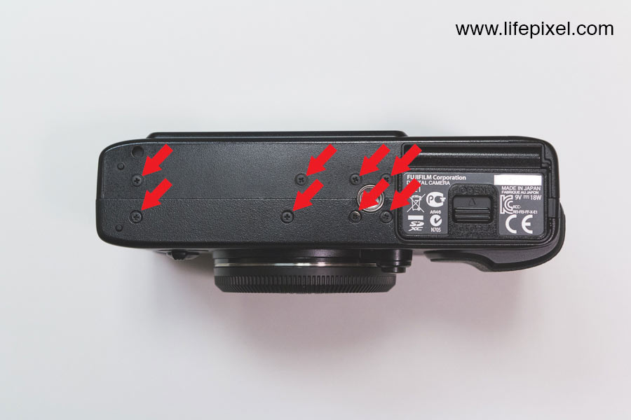 Fujifilm X-E1 infrared DIY tutorial step 1