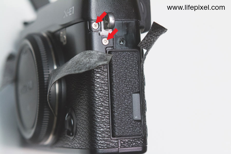Fujifilm X-E1 infrared DIY tutorial step 10