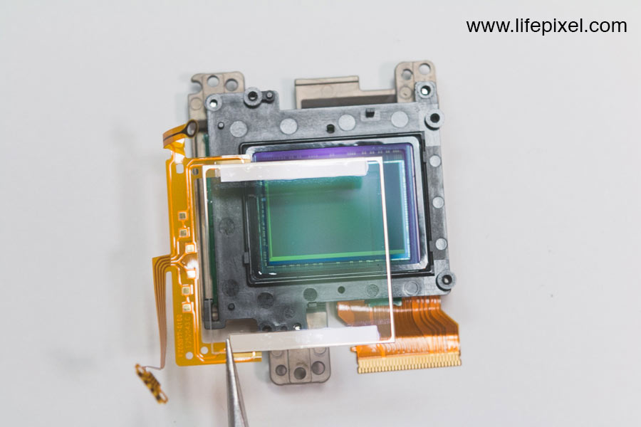 Fujifilm X-E1 infrared DIY tutorial step 21