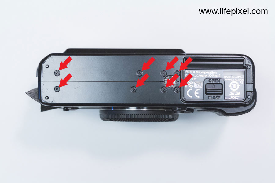 Fujifilm X-Pro1 infrared DIY tutorial step 2