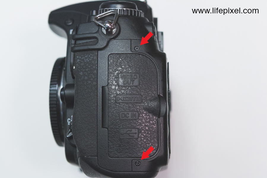 Nikon D300 infrared DIY tutorial step 4