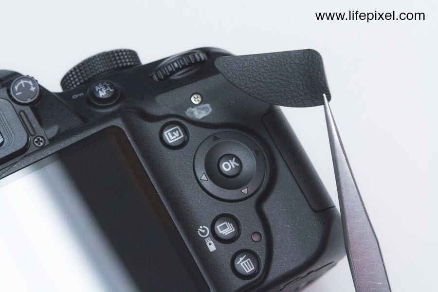 Nikon D3200 infrared DIY tutorial step 1