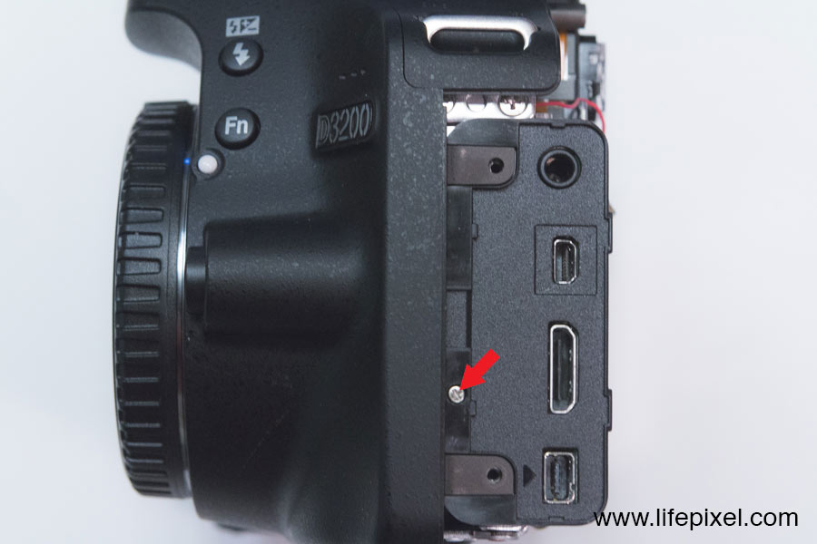 Nikon D3200 infrared DIY tutorial step 10