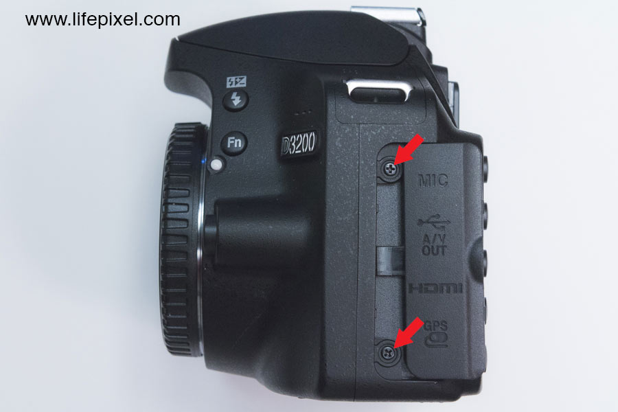 Nikon D3200 infrared DIY tutorial step 3