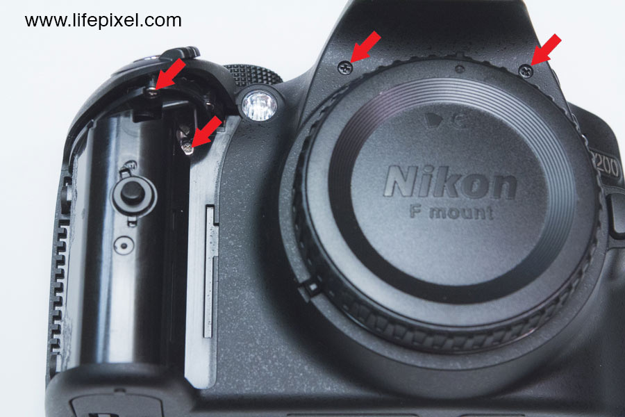 Nikon D3200 infrared DIY tutorial step 6