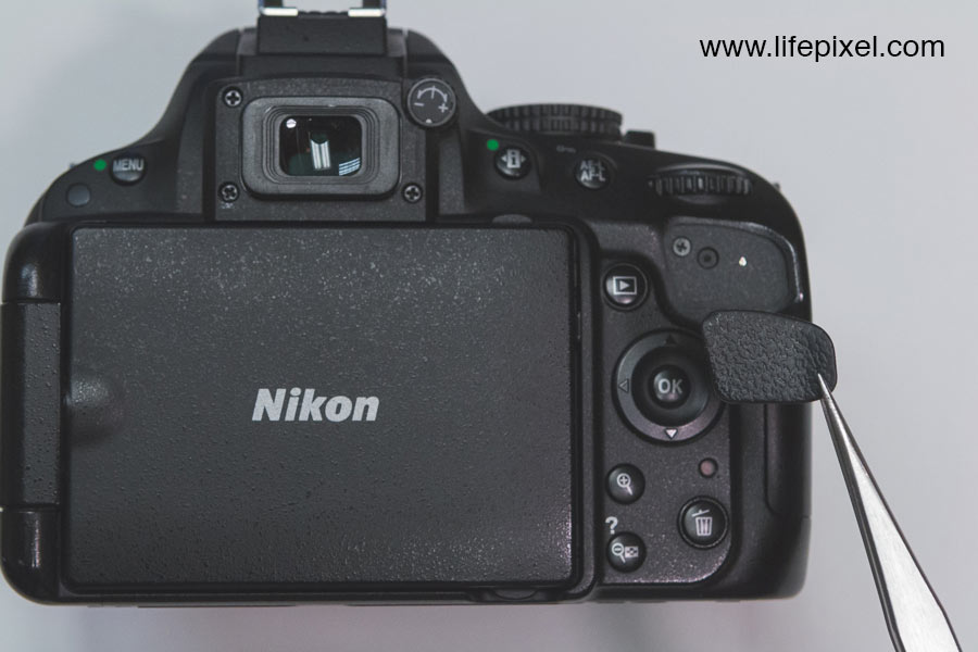Nikon D5100 infrared DIY tutorial step 1