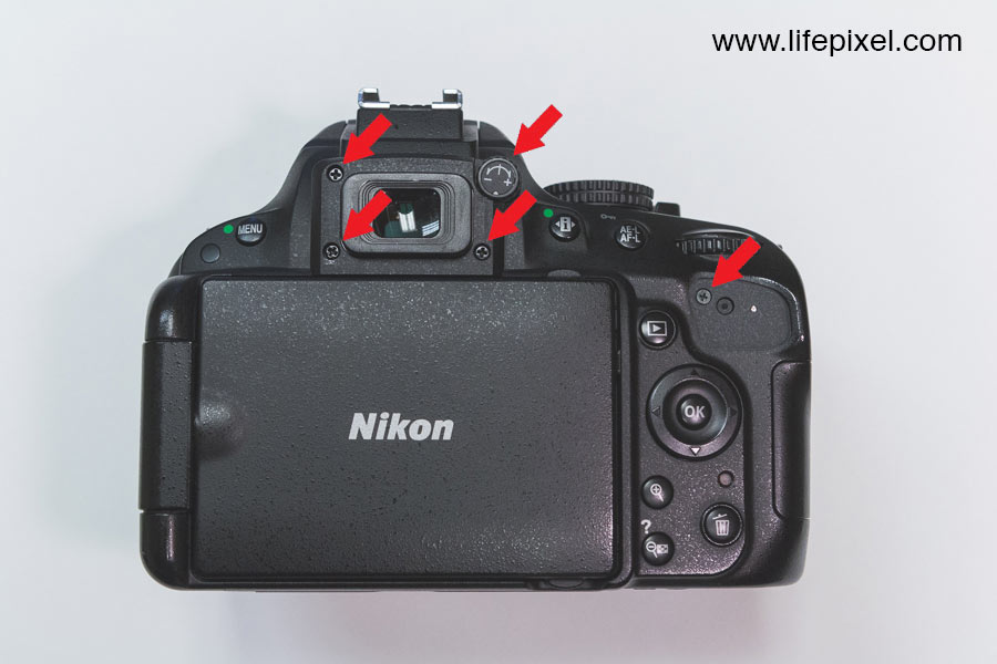 Nikon D5100 infrared DIY tutorial step 2