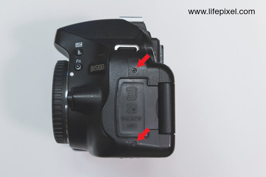 Nikon D5100 infrared DIY tutorial step 3