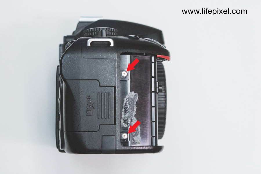 Nikon D5100 infrared DIY tutorial step 7